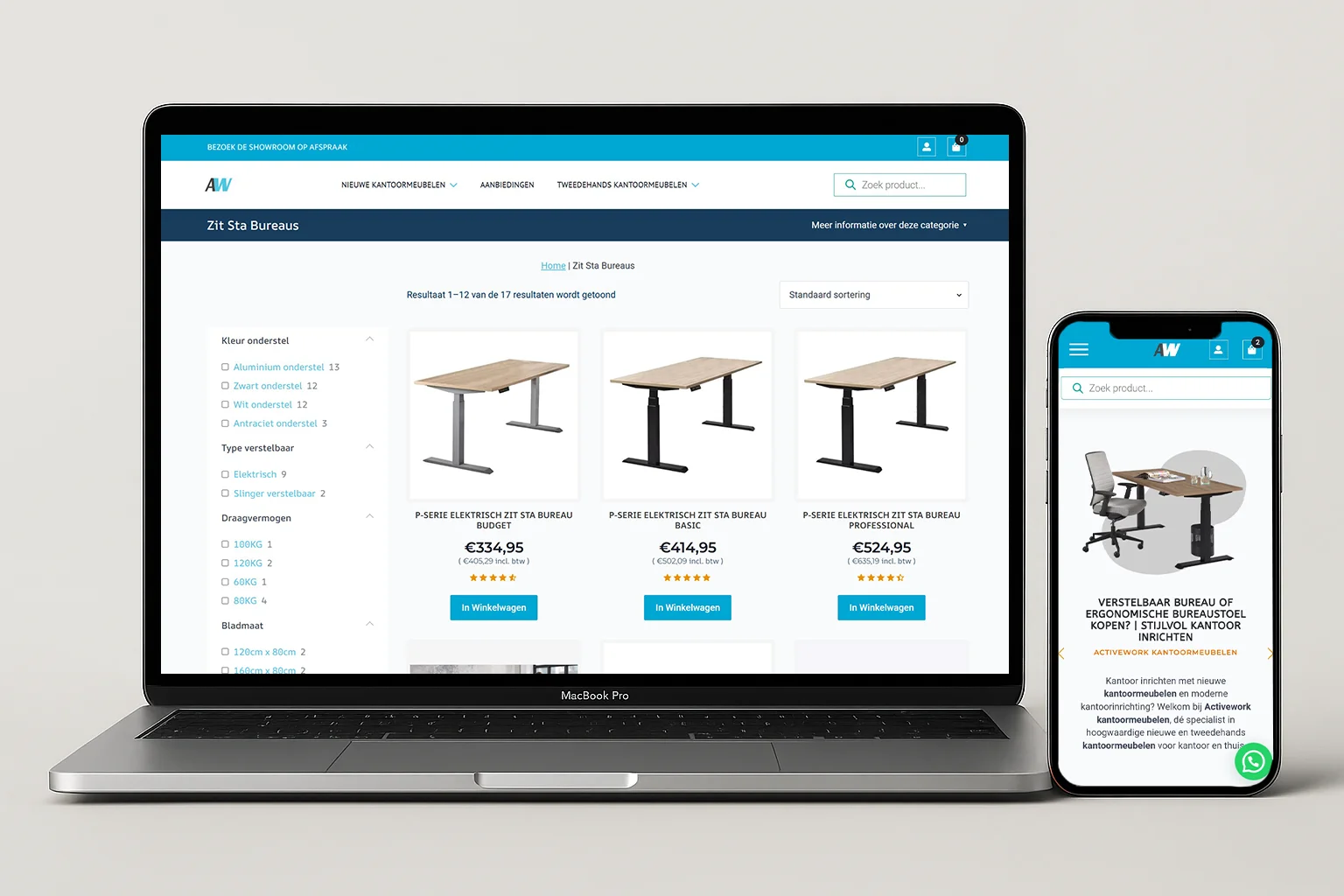 Webshop gemaakt in Tiel
