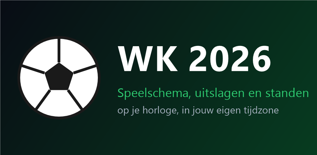 Privacybeleid — WK 2026 (Wear OS-app)