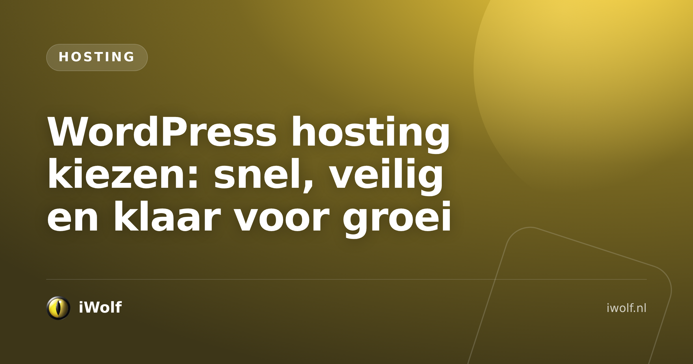 WordPress hosting kiezen: snel, veilig en klaar voor groei