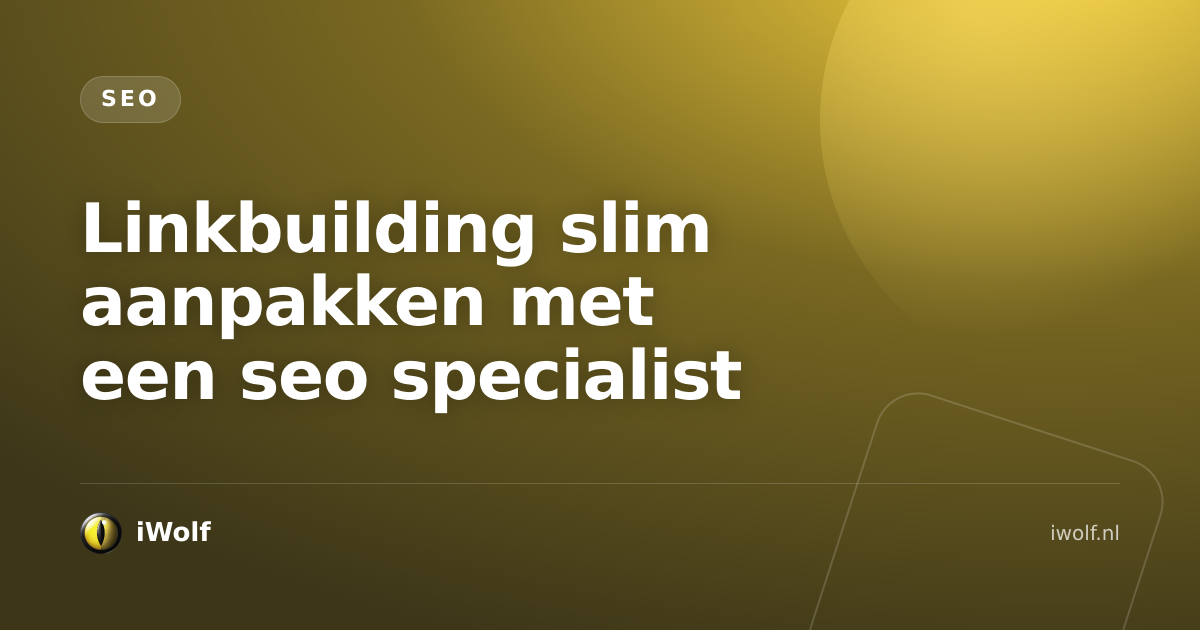 Linkbuilding slim aanpakken met een seo specialist