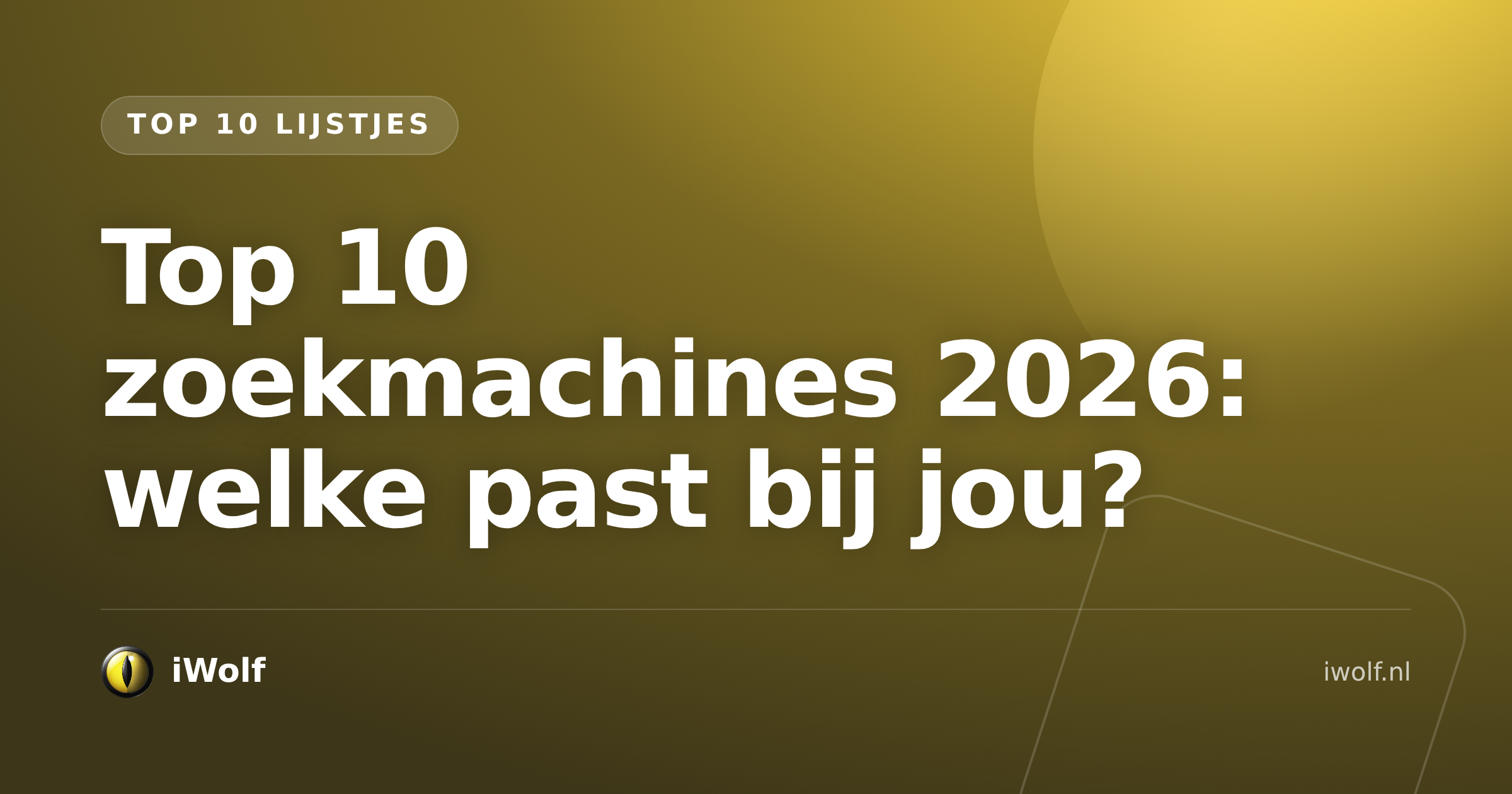 Top 10 zoekmachines 2026: welke past bij jou?