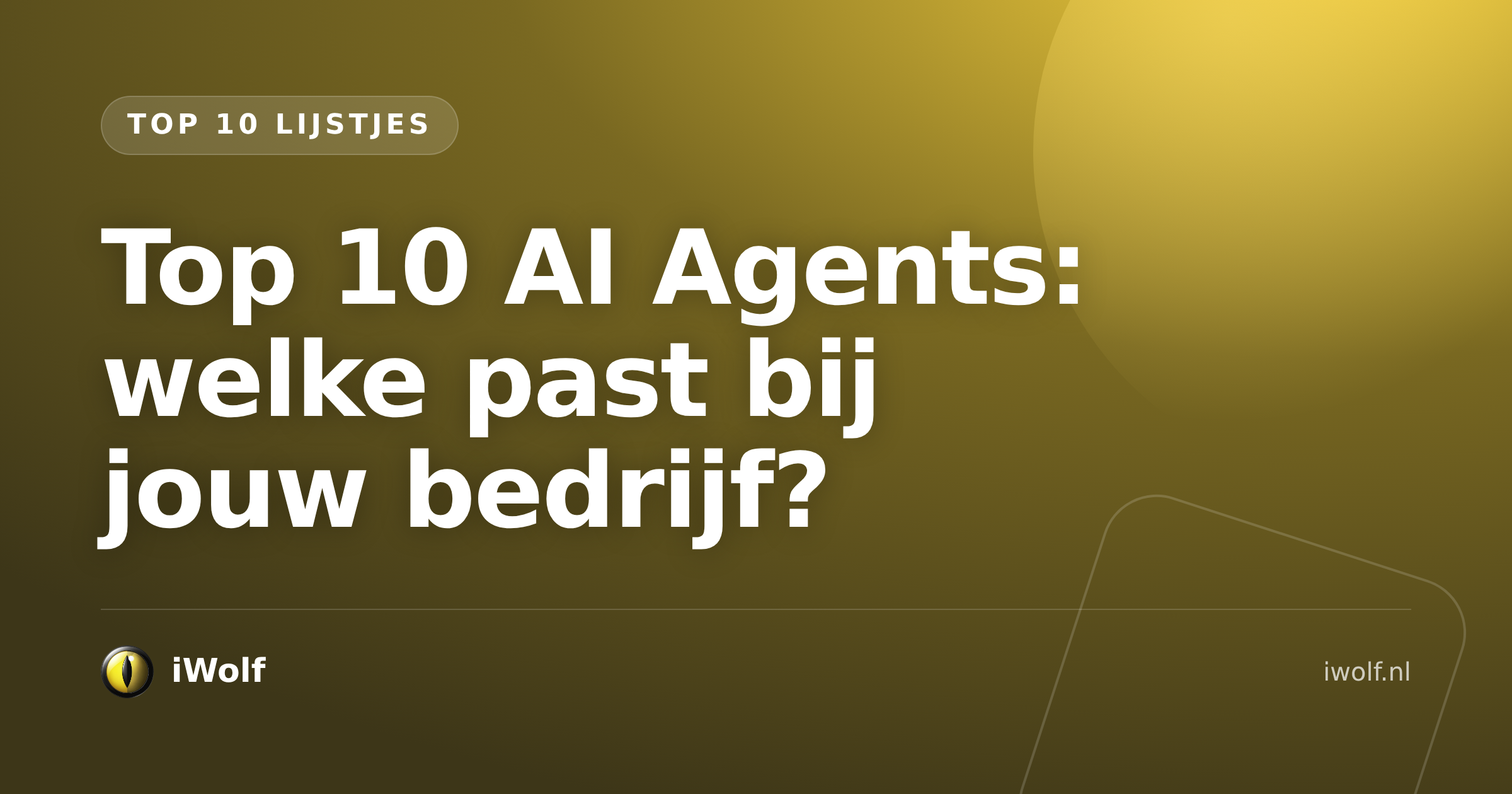 Top 10 AI Agents: welke past bij jouw bedrijf?