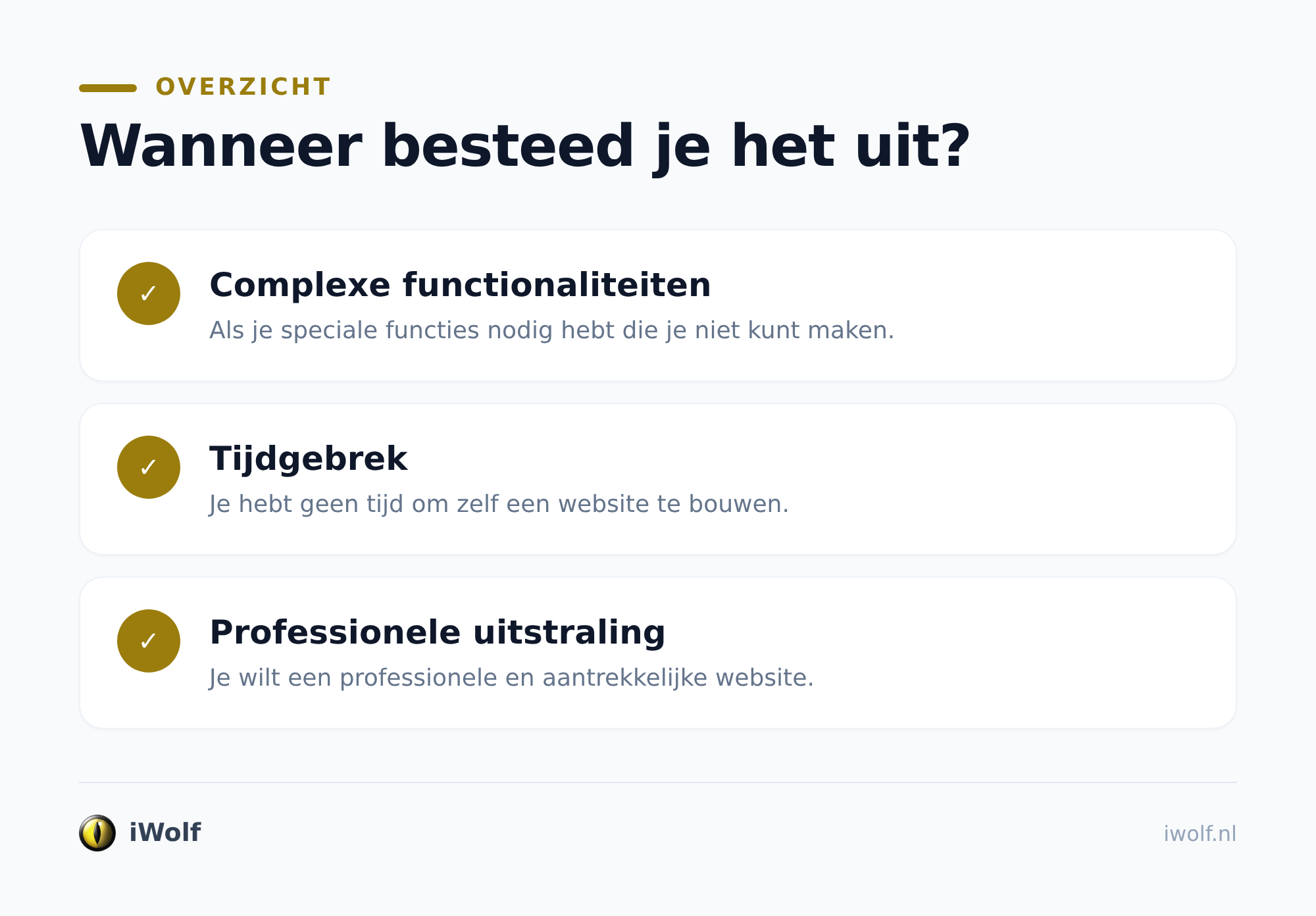Wanneer is een specialist verstandiger?